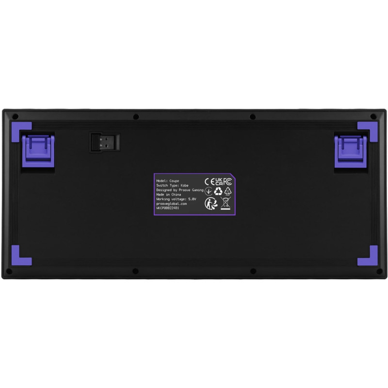 Клавіатура Proove Gaming Coupe (Ukraine Layout) Black