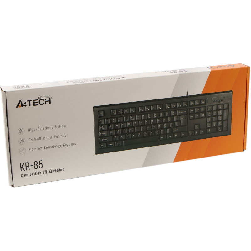 Клавіатура A4-Tech KR-85 USB Black