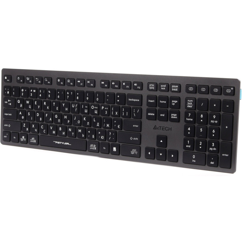 Клавіатура A4-Tech Fstyler FBX50C USB/Bluetooth Gray