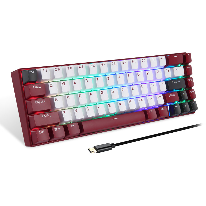 Клавіатура Motospeed BK67 Longhua Red Red (mtbk67rmr)