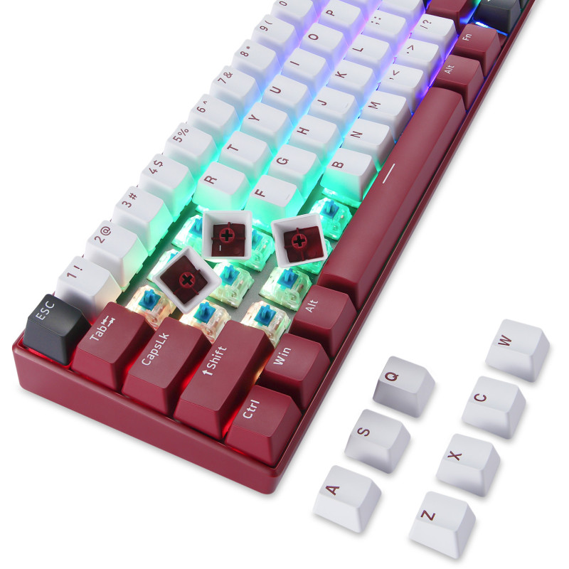 Клавіатура Motospeed BK67 Longhua Red Red (mtbk67rmr)