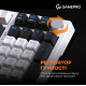 Клавіатура GamePro MK170W Hot-Swap Red Switch RGB USB UA White (MK170W)