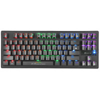 Клавіатура Xtrike ME GK-979 5 colors-LED Mechanical Red Switch USB Black (GK-979)