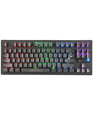 Клавіатура Xtrike ME GK-979 5 colors-LED Mechanical Red Switch USB Black (GK-979)