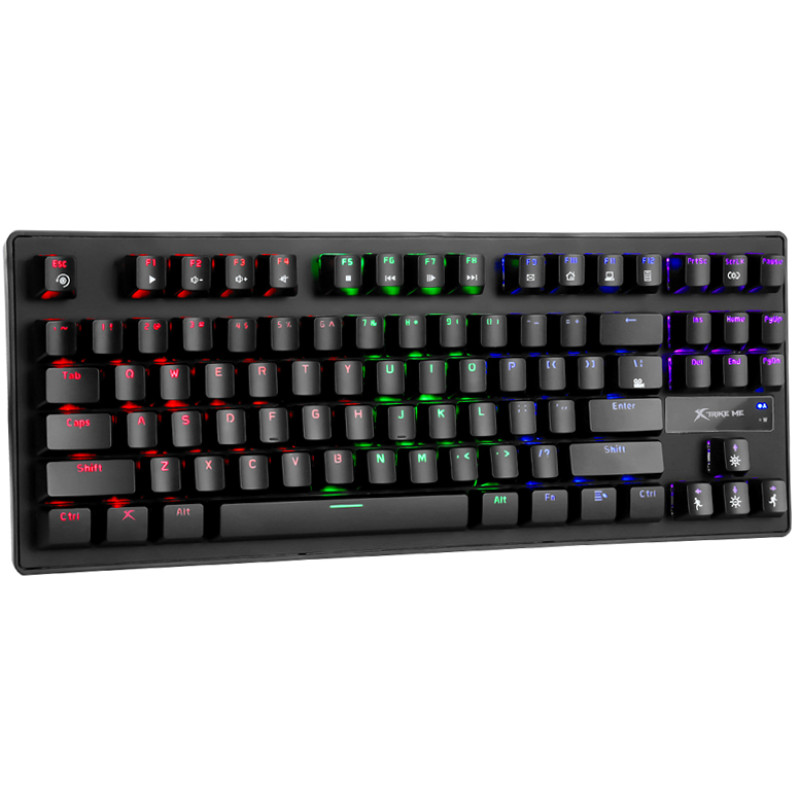 Клавіатура Xtrike ME GK-979 5 colors-LED Mechanical Red Switch USB Black (GK-979)