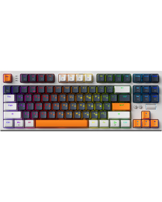 Клавіатура GamePro MK180W Hot-Swap Red Switch RGB USB UA White (MK180W)