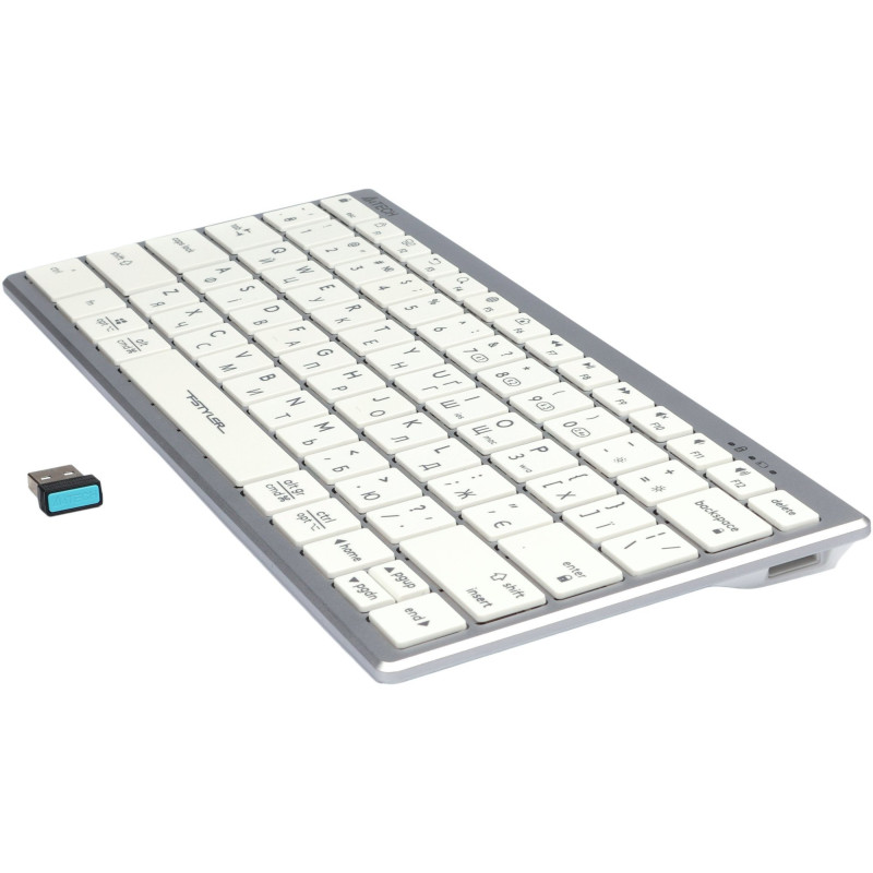 Клавіатура A4-Tech Fstyler FBX51C USB/Bluetooth біла