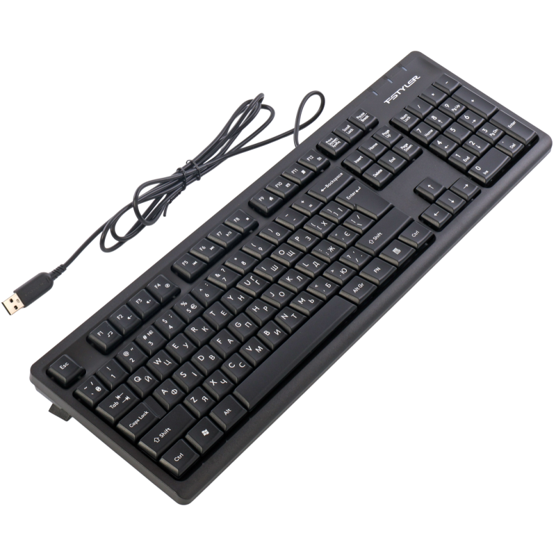 Клавіатура A4Tech FKS12 USB UA Black (4711421003155)
