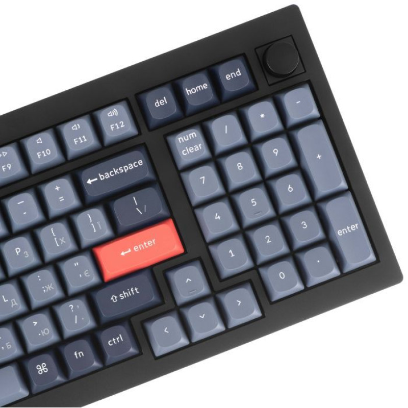 Клавіатура Keychron V5 Max 100Key, Gateron Jupiter Banana RGB (V5M-D4-UA)