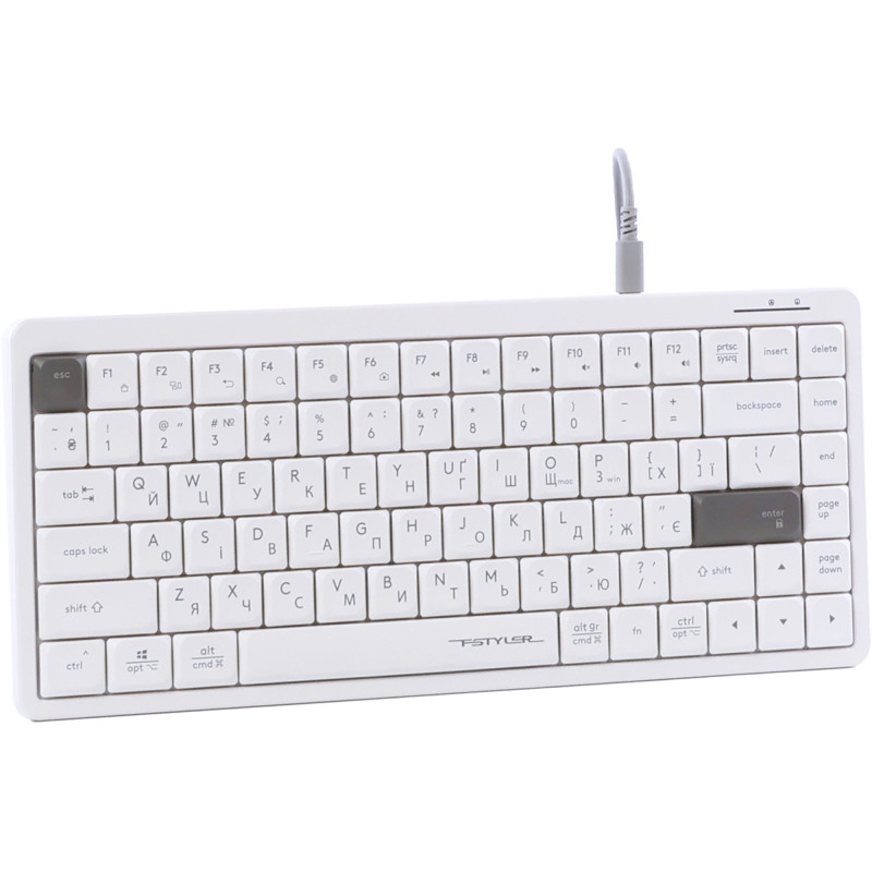 Клавіатура A4Tech FX53 USB UA White (4711421002400)