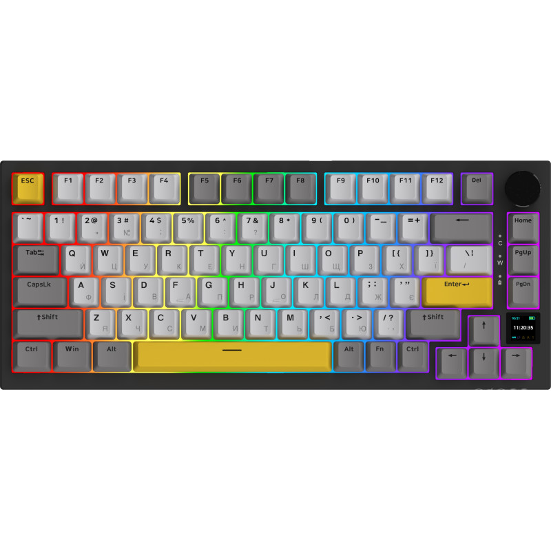 Клавіатура Ajazz AK820 Pro Gift Switch Black (AK820PRO-G-BGY)