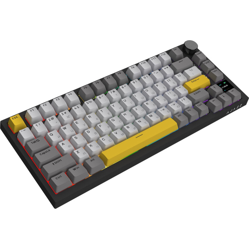 Клавіатура Ajazz AK820 Pro Gift Switch Black (AK820PRO-G-BGY)