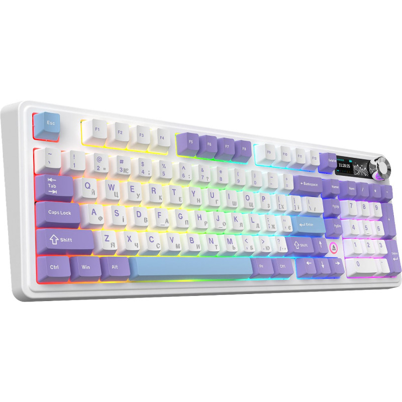 Клавіатура Ajazz AK980 V2 Maillard Switch White (AK980-V2-M-PWB)