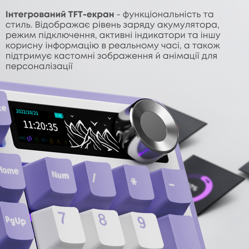 Клавіатура Ajazz AK980 V2 Maillard Switch White (AK980-V2-M-PWB)