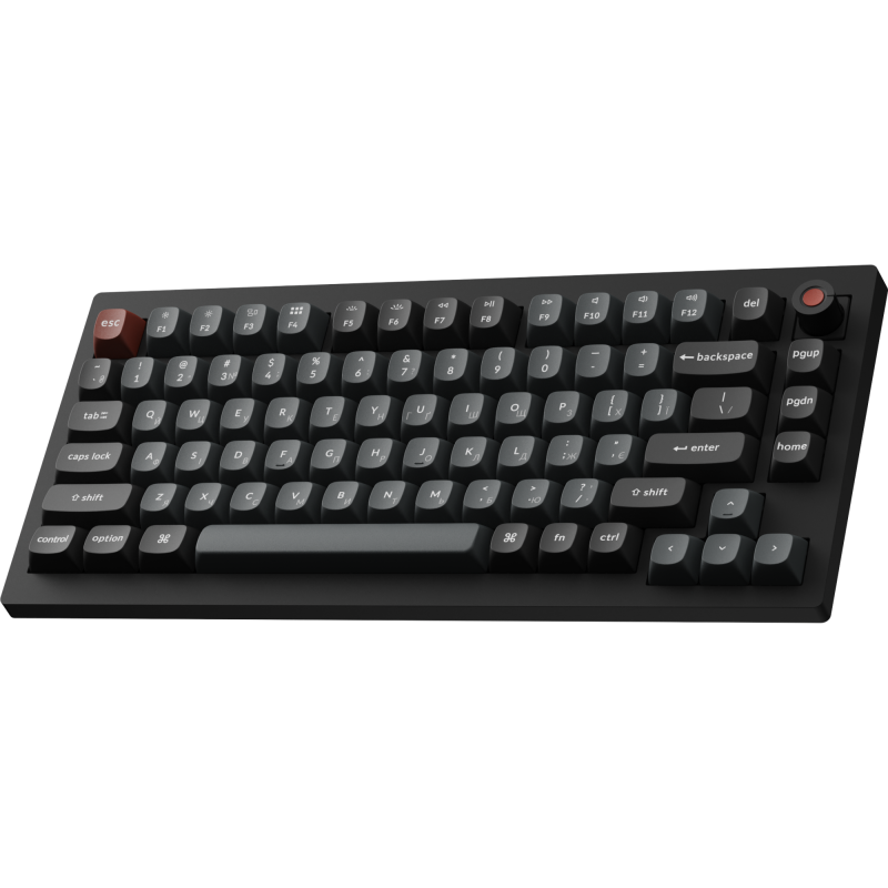 Клавіатура Keychron V1 8K Keychron Super Red Switch Black RGB (V1W-D1-UA)