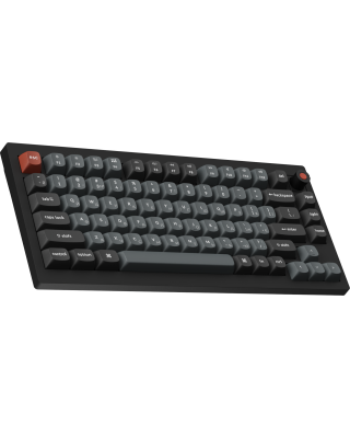 Клавіатура Keychron V1 8K Keychron Super Red Switch Black RGB (V1W-D1-UA)