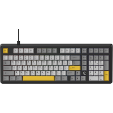 Клавіатура Ajazz AK980 MAX Magnetic switches Black Gray Yellow (AK980-MAX-M-BGY)