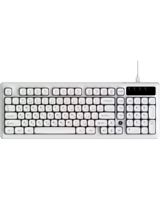 Клавіатура Ajazz AF98 Black USB-C White (AF98-W)