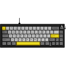 Клавіатура Ajazz AK650 Moon Yellow Switch Black USB-C (AK650-MY-GWY)