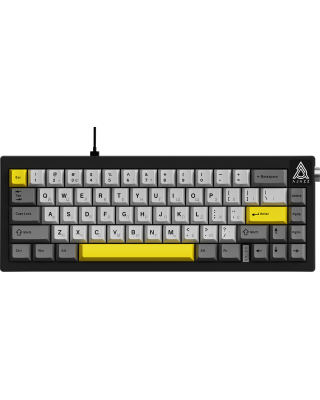 Клавіатура Ajazz AK650 Moon Yellow Switch Black USB-C (AK650-MY-GWY)