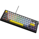 Клавіатура Ajazz AK650 Moon Yellow Switch Black USB-C (AK650-MY-GWY)