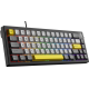Клавіатура Ajazz AK650 Moon Yellow Switch Black USB-C (AK650-MY-GWY)