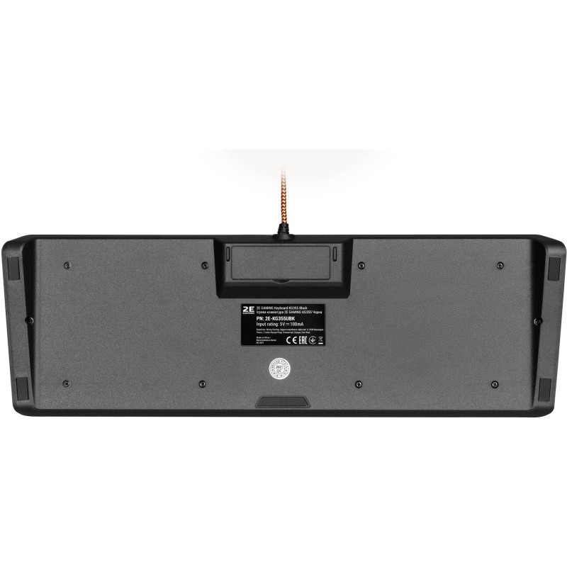 Клавіатура 2E KG355 LED Gaming black (2E-KG355UBK)