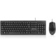 Комплект (клавіатура, миша) REAL-EL Kit 511 Black (EL123100052)