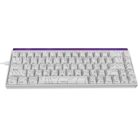 Клавіатура Ajazz NK68 Red switches Side contour White (NK68-RSW)