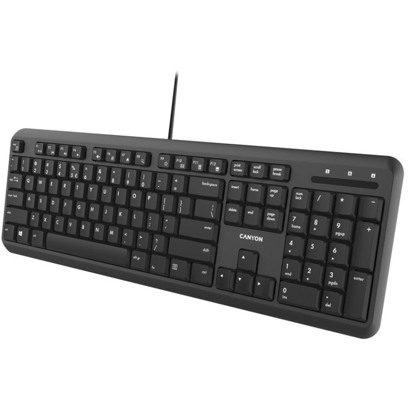 Клавіатура Canyon HKB-20 Velvet Black (CNS-HKB02) 