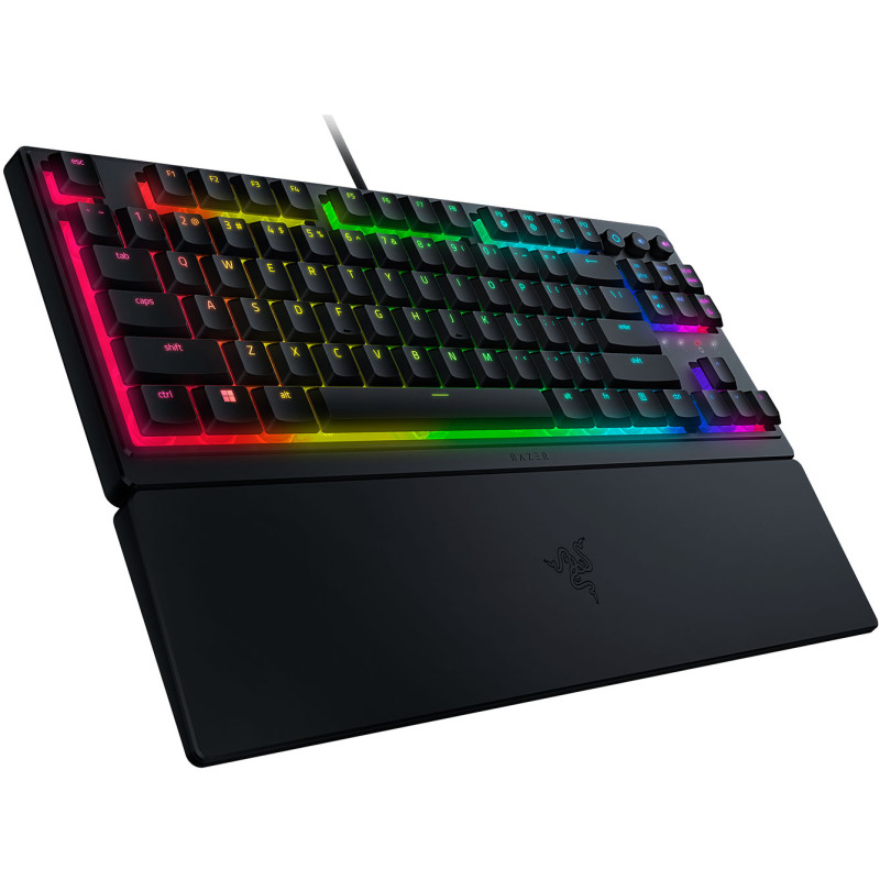 Клавіатура Razer Ornata V3 TKL RGB 84key Mecha-Membrane Switch USB UA Black (RZ03-04881800-R371)