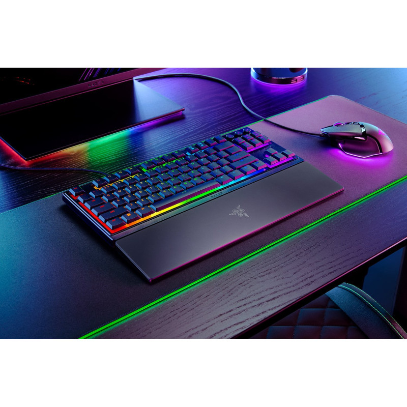 Клавіатура Razer Ornata V3 TKL RGB 84key Mecha-Membrane Switch USB UA Black (RZ03-04881800-R371)