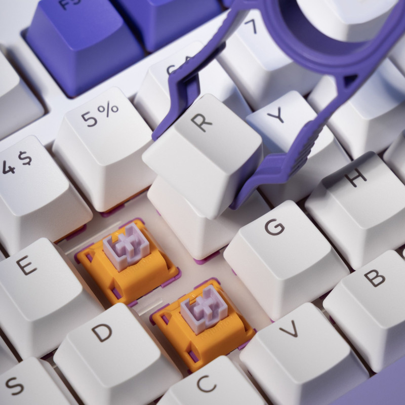 Клавіатура Proove Gaming Coupe (Ukraine Layout) White Purple