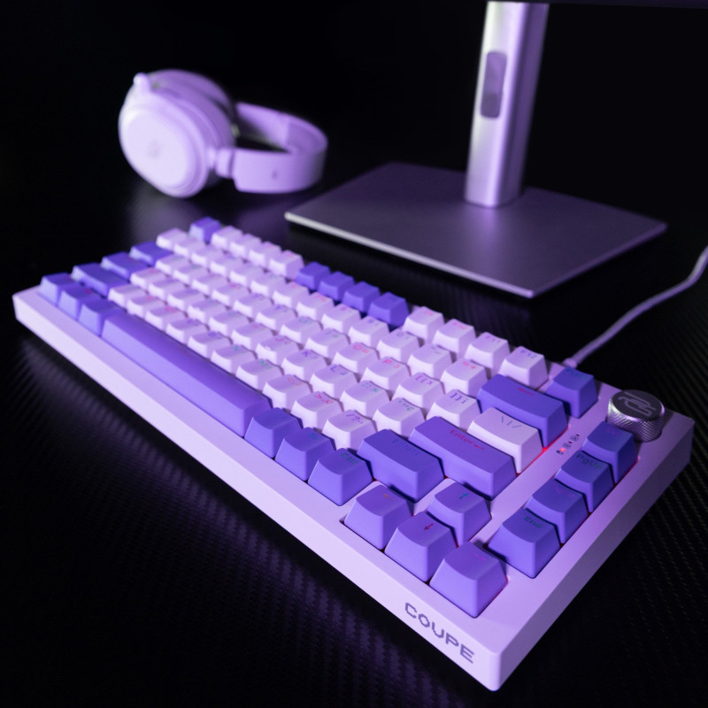 Клавіатура Proove Gaming Coupe (Ukraine Layout) White Purple