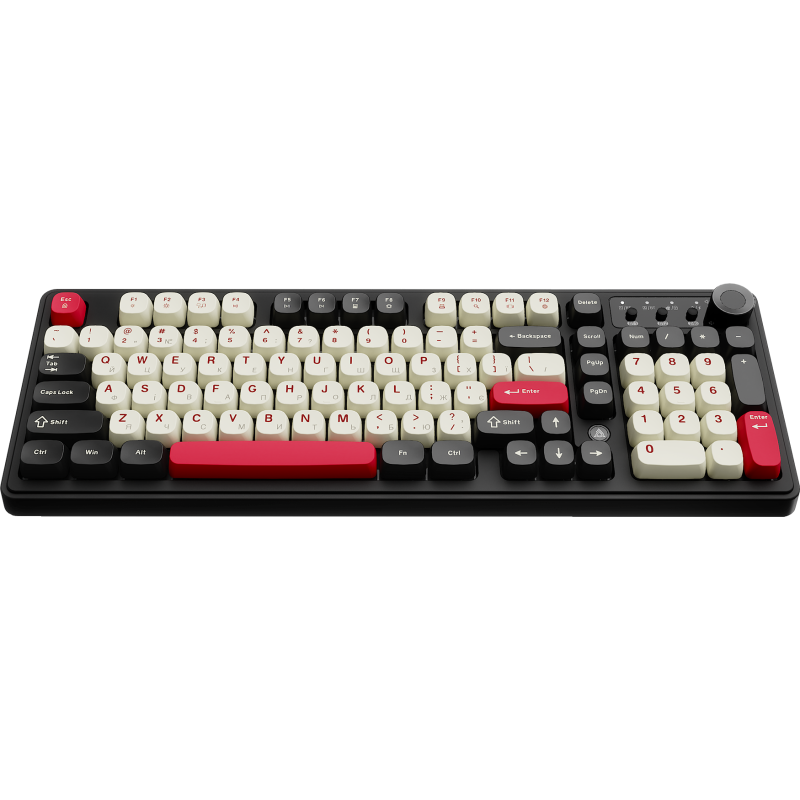 Клавіатура Ajazz AF98 Plus Black Shark Red (AF98-PLUS-BSR)