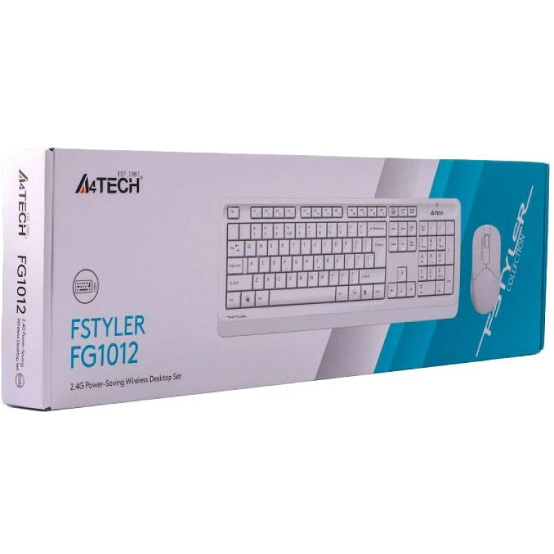 Комплект A4Tech FG1012 Wireless White