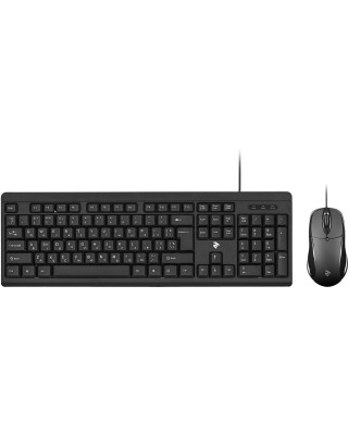 Комплект 2E MK401 USB EN/UKR Black (2E-MK401UB_UA)