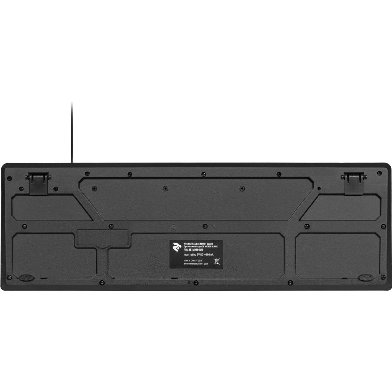 Комплект 2E MK401 USB EN/UKR Black (2E-MK401UB_UA)