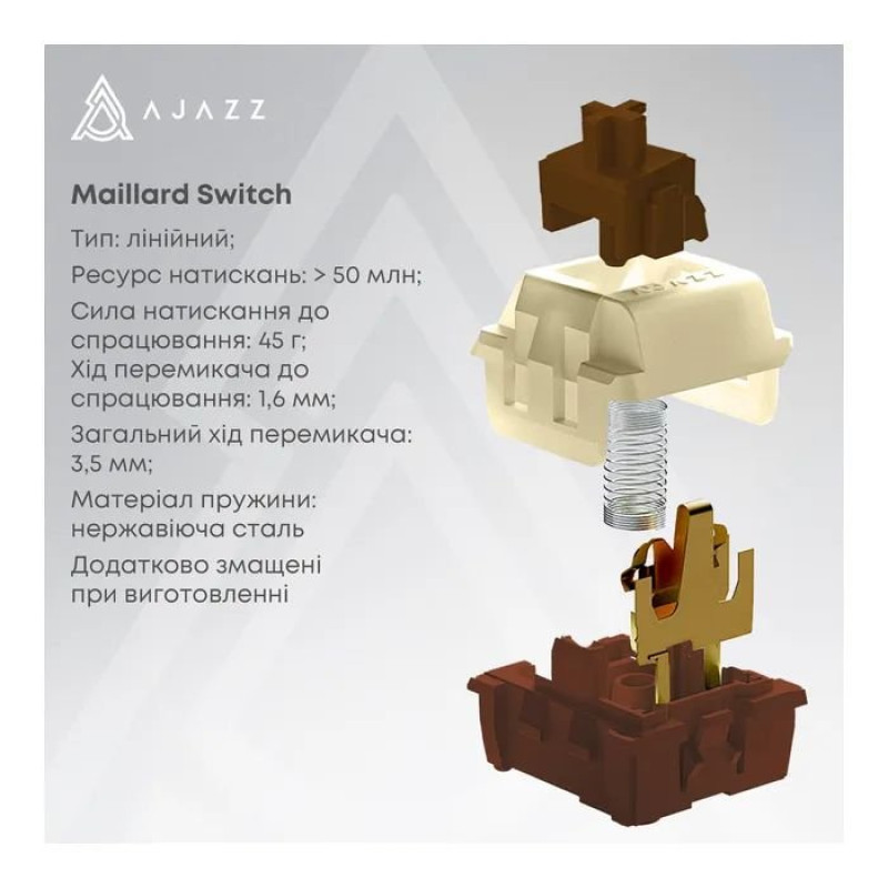 Клавіатура Ajazz AK980 V2 Maillard Switch Black (AK980-V2-M-BGY)