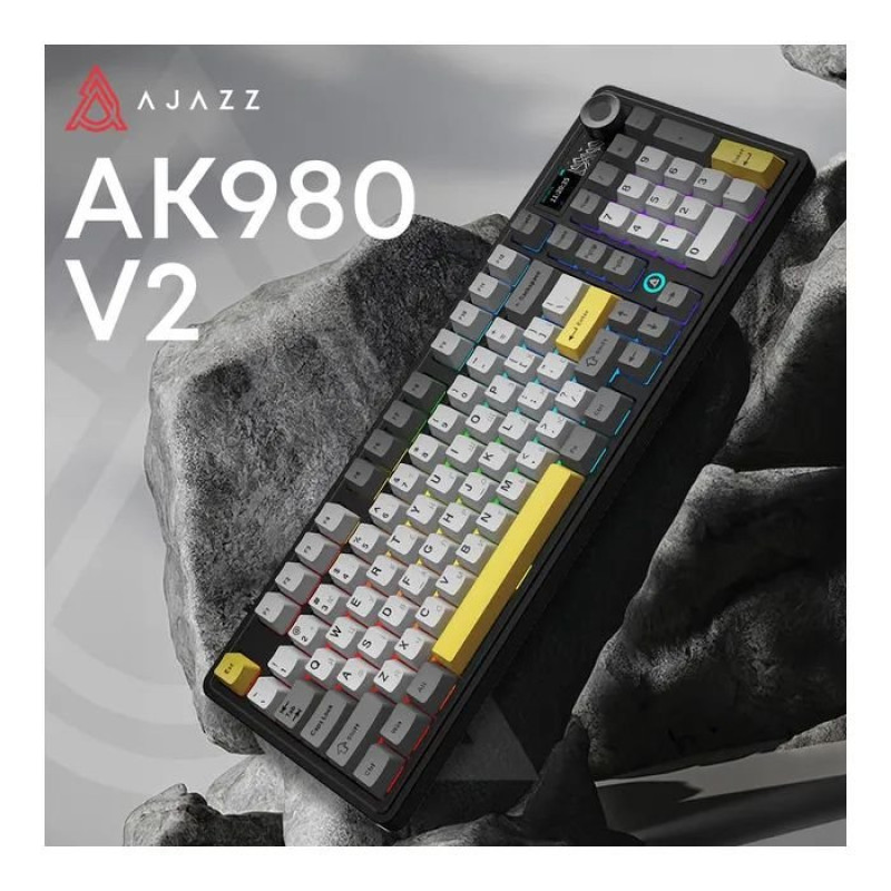 Клавіатура Ajazz AK980 V2 Maillard Switch Black (AK980-V2-M-BGY)