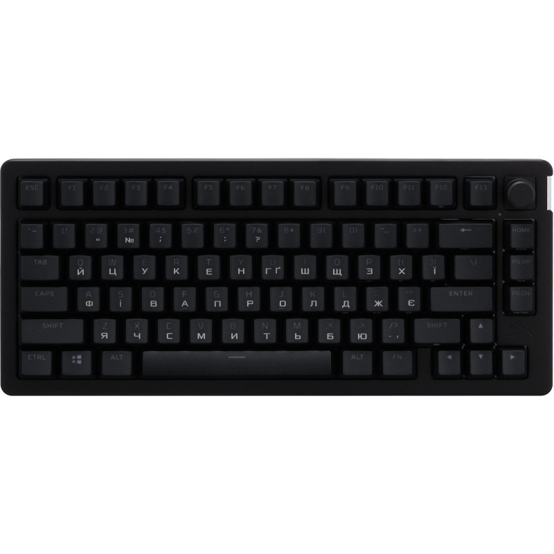 Клавіатура HyperX Alloy Rise 75 PBT HX Red USB Black (7G7A4AA)