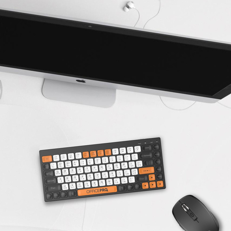 Клавіатура OfficePro SK955B Bluetooth Black