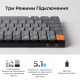 Клавіатура Keychron K5 Max, Gateron MX 2.0 Brown, Hot-Swap, RGB UA Black (K5M-H3-UA)