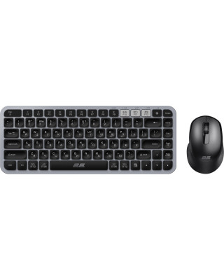 Комплект 2E MK430 WL BT EN/UKR Gray (2E-MK430WBGR_UA)