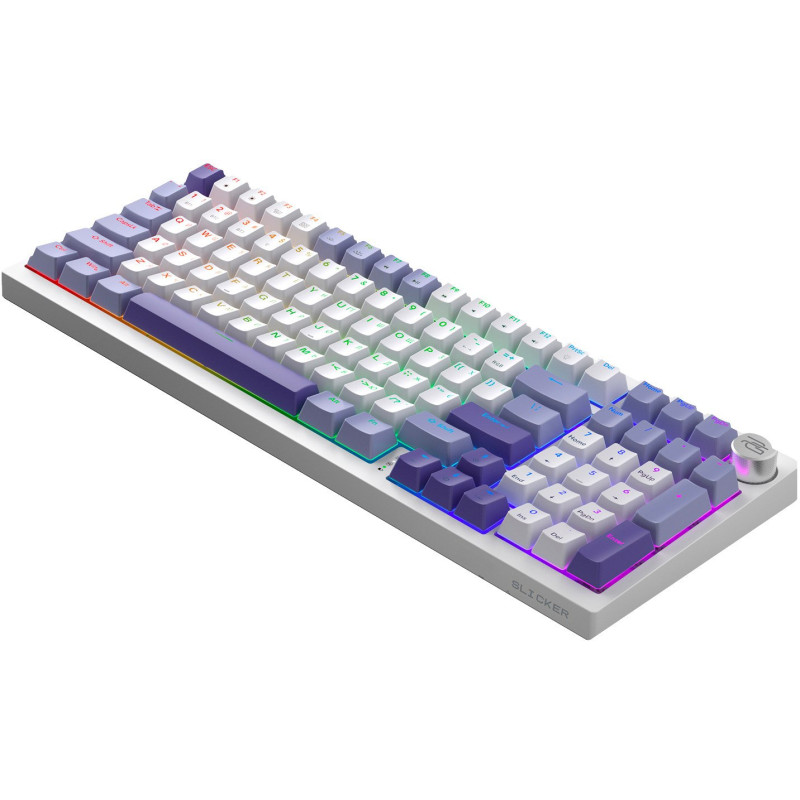 Клавіатура Proove Gaming Slicker Wireless Keyboard White (EN + UA) (WKSL00022402)