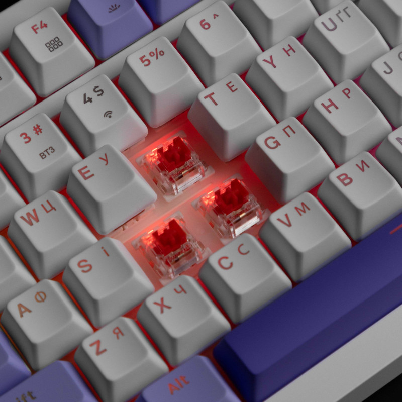 Клавіатура Proove Gaming Slicker Wireless Keyboard White (EN + UA) (WKSL00022402)