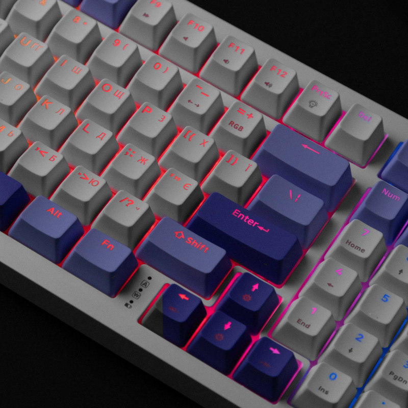 Клавіатура Proove Gaming Slicker Wireless Keyboard White (EN + UA) (WKSL00022402)