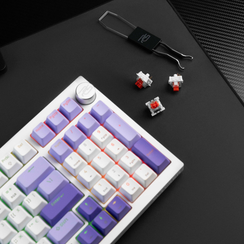 Клавіатура Proove Gaming Slicker Wireless Keyboard White (EN + UA) (WKSL00022402)