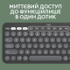 Клавиатура Logitech Pebble Keys 2 K380s Graphite (920-011851)