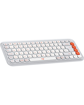 Клавіатура Logitech POP Icon Keys Bluetooth UA Off-White (920-013072)